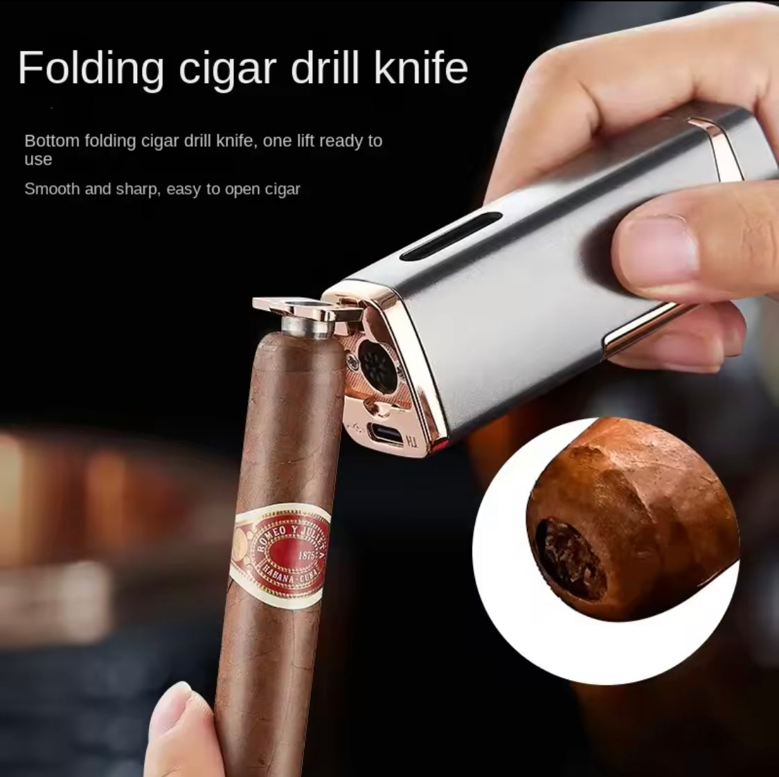Rechargeable Triple Flame Cigar Special Lighter, Electric Integrated Portable Lighter, Pocket Smoking Lighter, Windproof Flameless Lighter Rechargeable Triple Flame Cigar Special Lighter, Electric Integrated Portable Lighter, Pocket Smoking Lighter, Windproof Flameless Lighter